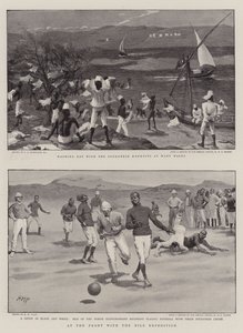 At the Front with the Nile Expedition by Charles J. Staniland